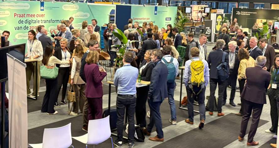 ICT Health Conference Maastricht stand  ministerie van VWS